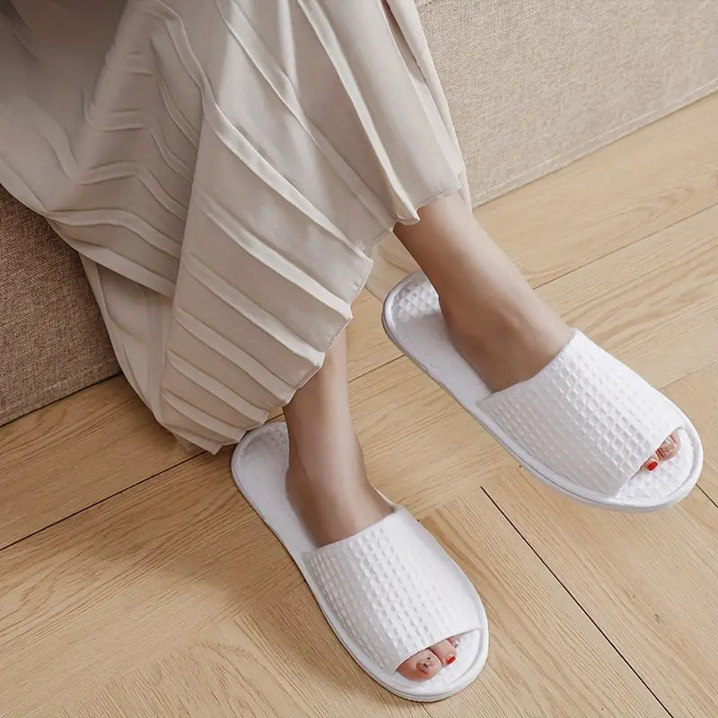 Open Toe Disposable Spa Home Slipper