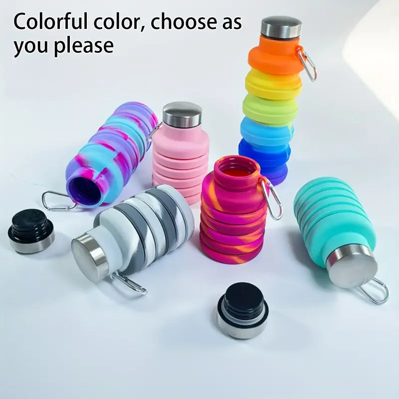 Outdoor Portable Silicone Water Bottle