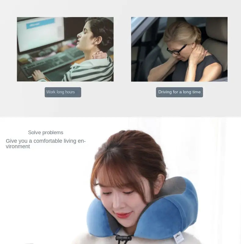 MemoryEase Travel Neck Pillow