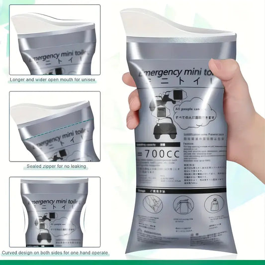 Disposable High-Capacity Urine Bags 24Pcs