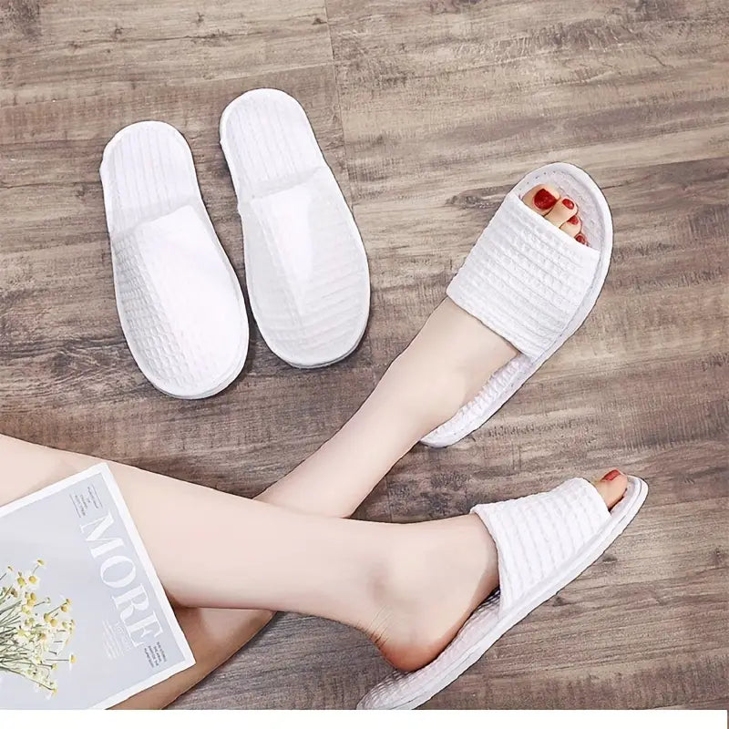 Open Toe Disposable Spa Home Slipper