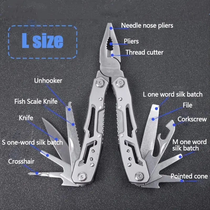 Outdoor Multi-Tool Pocket Knife Pliers