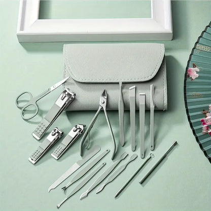 GroomEase Nail Clippers Manicure Tool Set