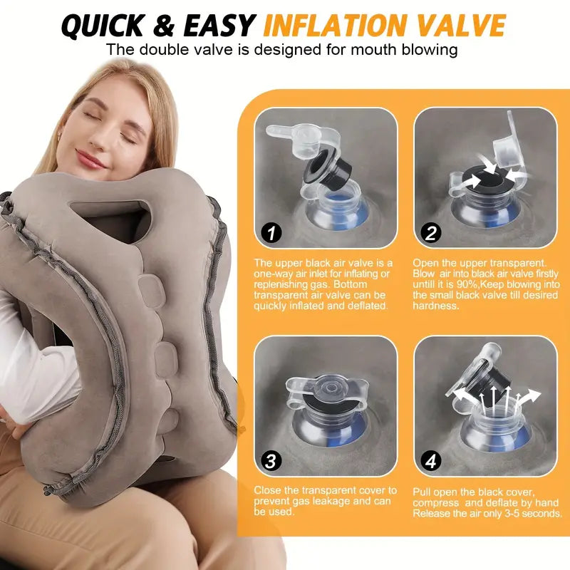 AirComfort Inflatable Travel Pillow