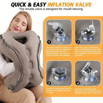 AirComfort Inflatable Travel Pillow