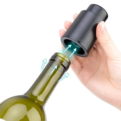 2-in-1 Reusable Vacuum Wine Bottle Stopper