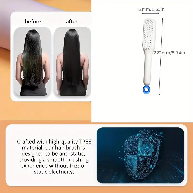 FreshGroom Self-Cleaning Hair Brush