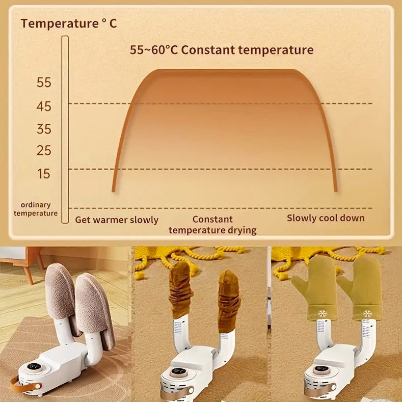 Portable Shoe Dryer And Warmer