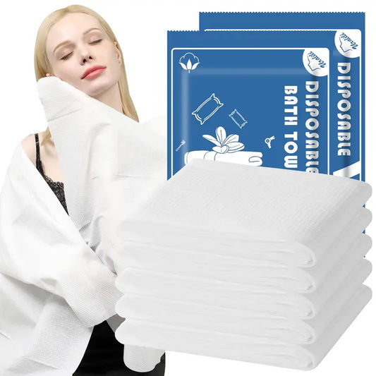 Disposable Bath Towels for Camping, Gym, Barber, and More