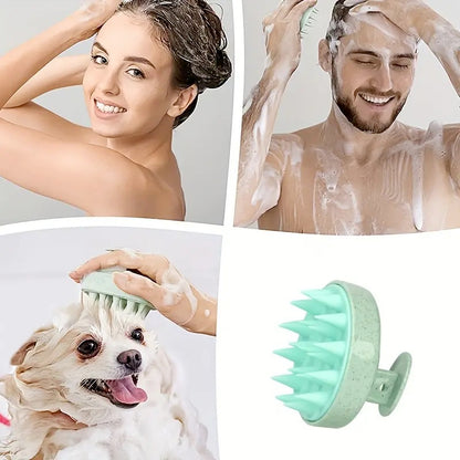 Wheat Straw Scalp Massager Shampoo Brush