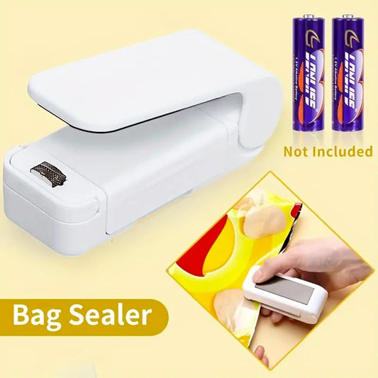 Portable Bag Heat Sealer (AA Battery Not Included)