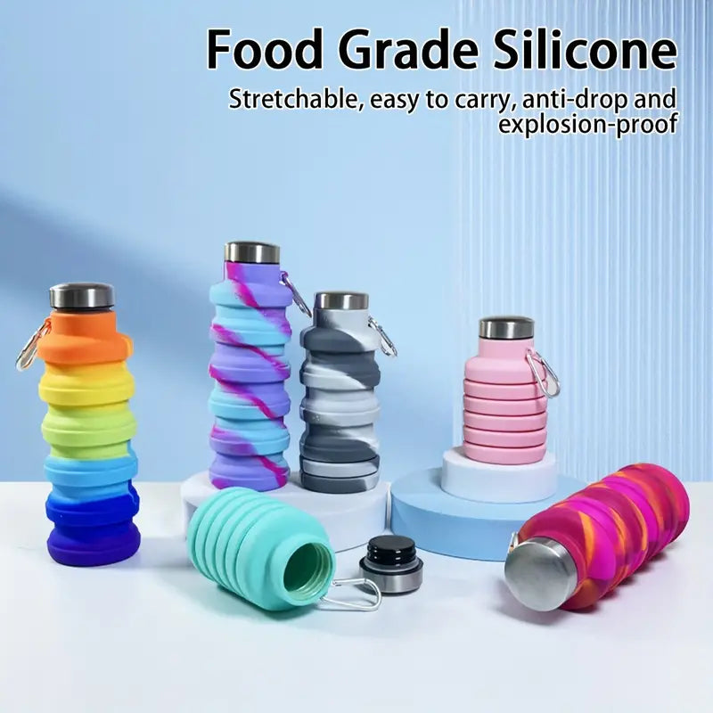 Outdoor Portable Silicone Water Bottle