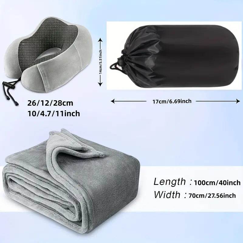 Travelbreeze Car Blanket and Pillow Set